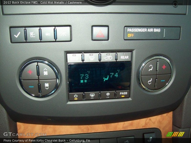 Gold Mist Metallic / Cashmere 2012 Buick Enclave FWD