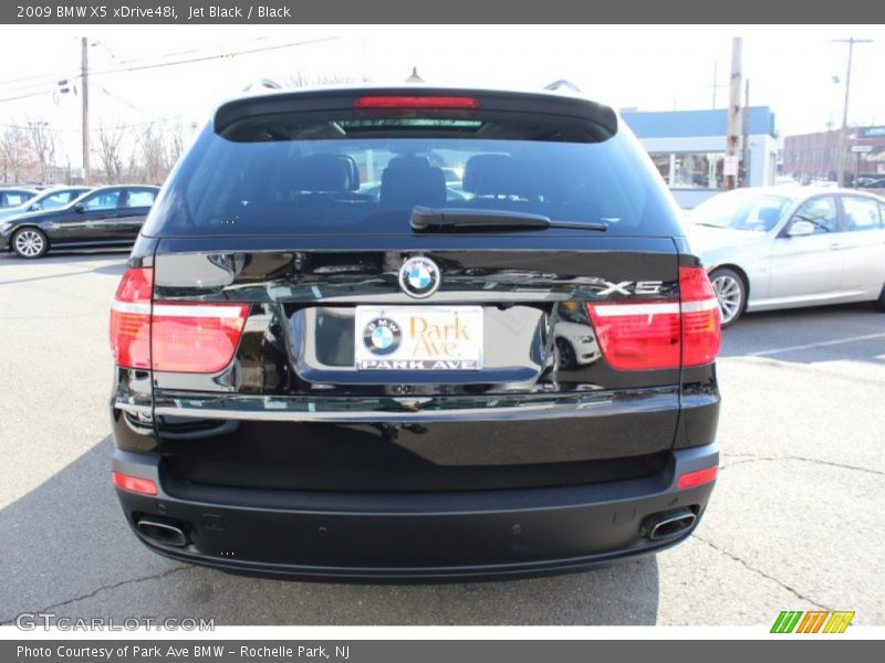 Jet Black / Black 2009 BMW X5 xDrive48i