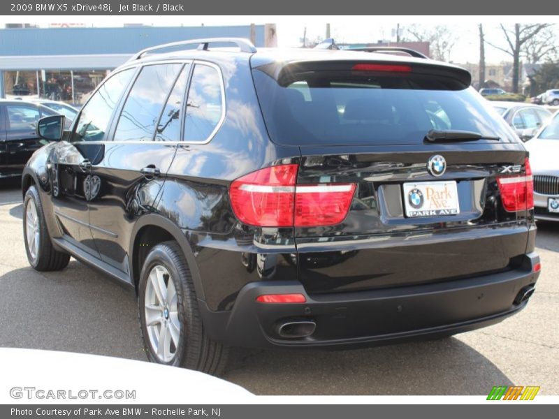 Jet Black / Black 2009 BMW X5 xDrive48i