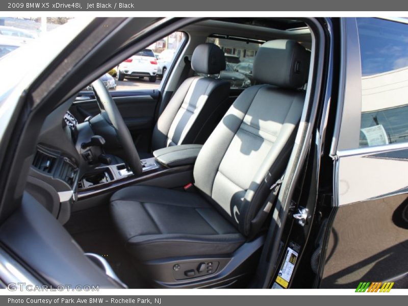 Jet Black / Black 2009 BMW X5 xDrive48i