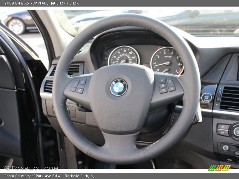 Jet Black / Black 2009 BMW X5 xDrive48i