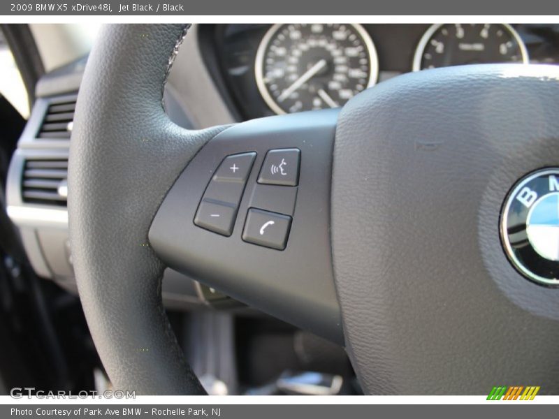 Jet Black / Black 2009 BMW X5 xDrive48i