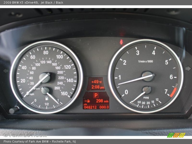 Jet Black / Black 2009 BMW X5 xDrive48i