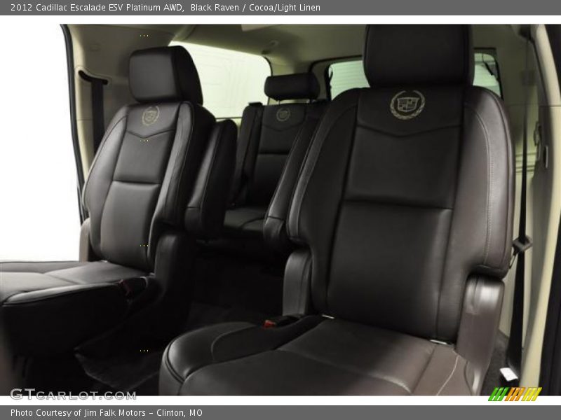 Black Raven / Cocoa/Light Linen 2012 Cadillac Escalade ESV Platinum AWD