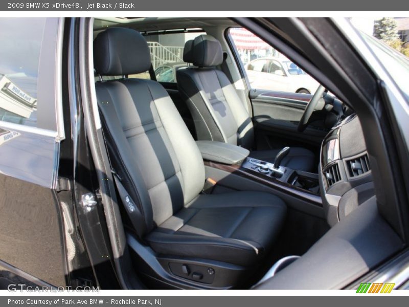 Jet Black / Black 2009 BMW X5 xDrive48i