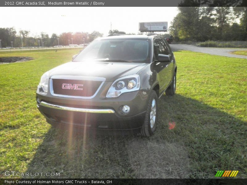 Medium Brown Metallic / Ebony 2012 GMC Acadia SLE