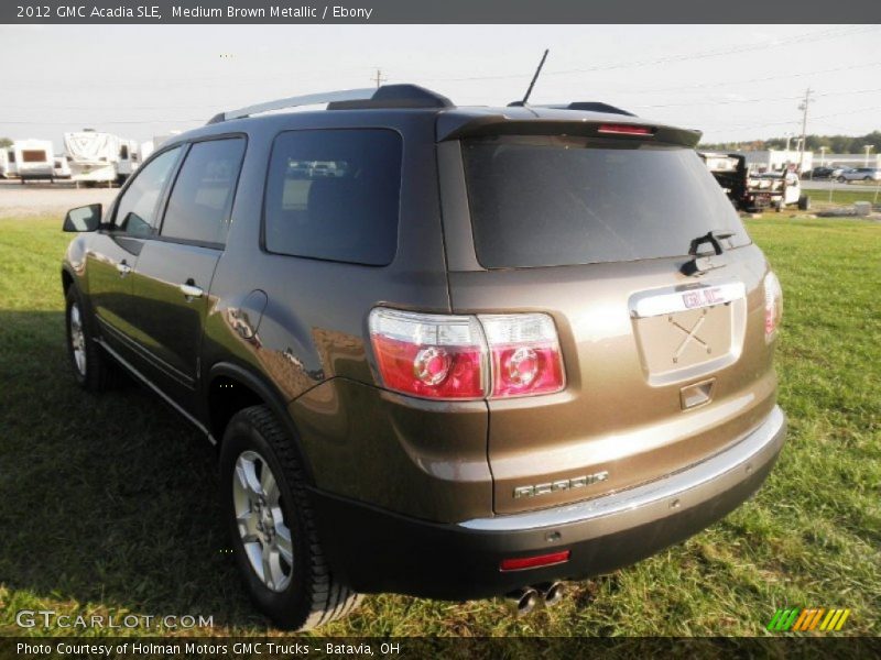 Medium Brown Metallic / Ebony 2012 GMC Acadia SLE