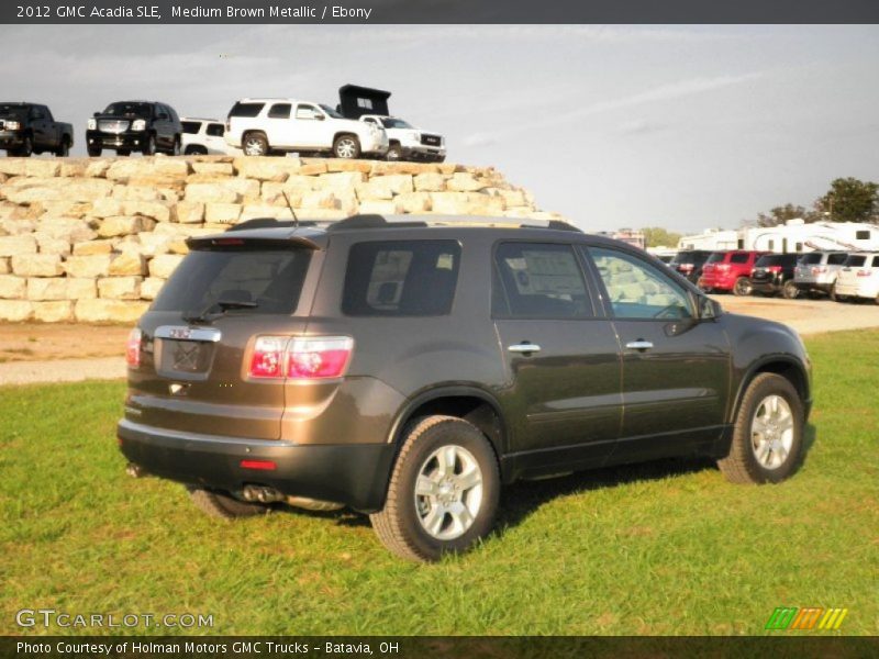 Medium Brown Metallic / Ebony 2012 GMC Acadia SLE
