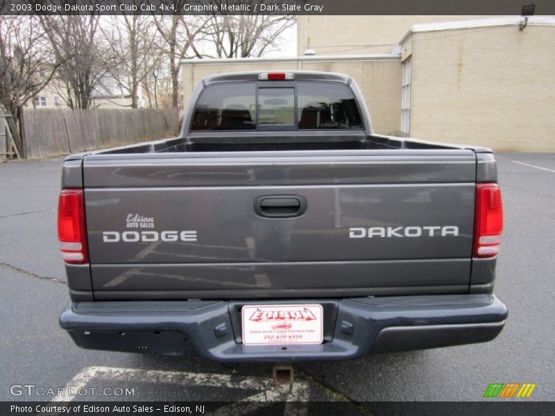 Graphite Metallic / Dark Slate Gray 2003 Dodge Dakota Sport Club Cab 4x4