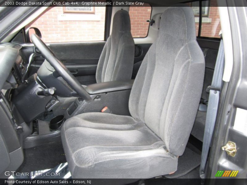 Graphite Metallic / Dark Slate Gray 2003 Dodge Dakota Sport Club Cab 4x4