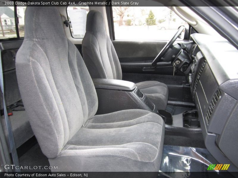Graphite Metallic / Dark Slate Gray 2003 Dodge Dakota Sport Club Cab 4x4