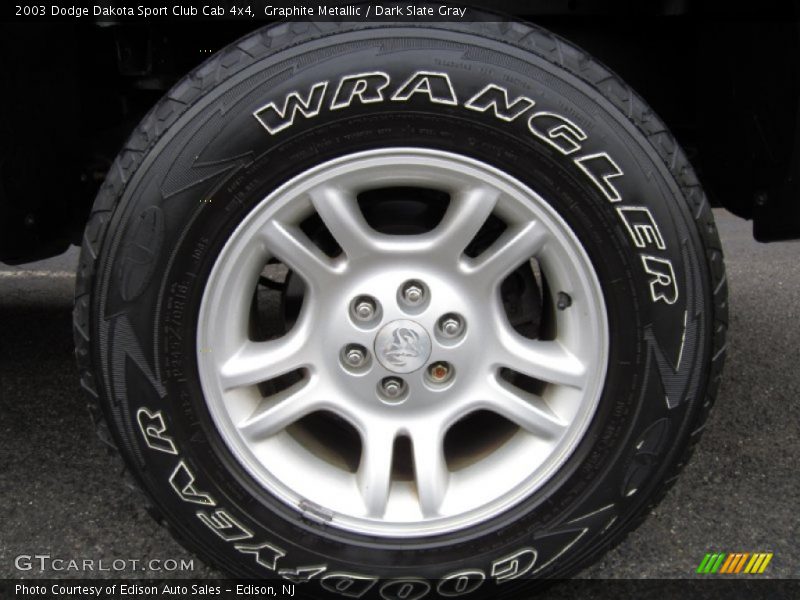 Graphite Metallic / Dark Slate Gray 2003 Dodge Dakota Sport Club Cab 4x4