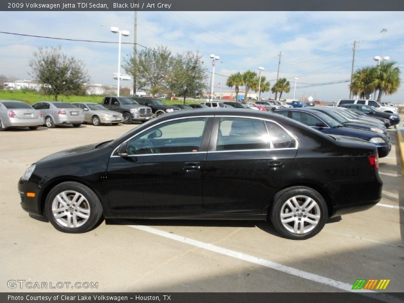 Black Uni / Art Grey 2009 Volkswagen Jetta TDI Sedan