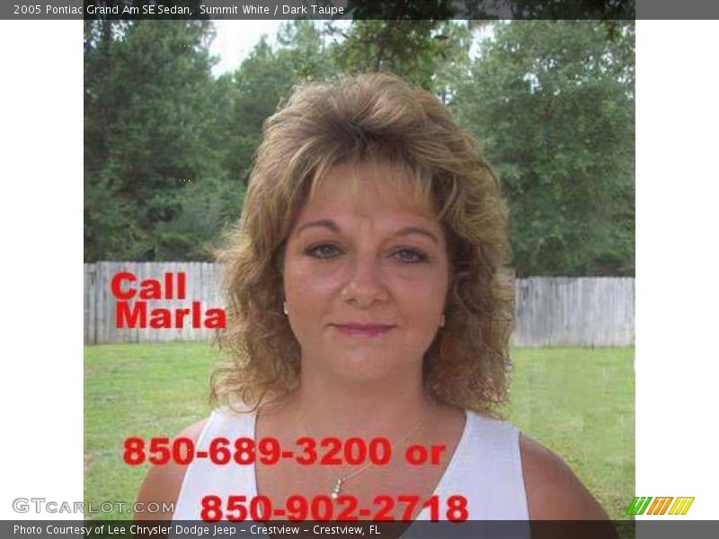 Summit White / Dark Taupe 2005 Pontiac Grand Am SE Sedan