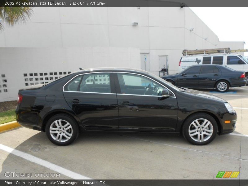 Black Uni / Art Grey 2009 Volkswagen Jetta TDI Sedan