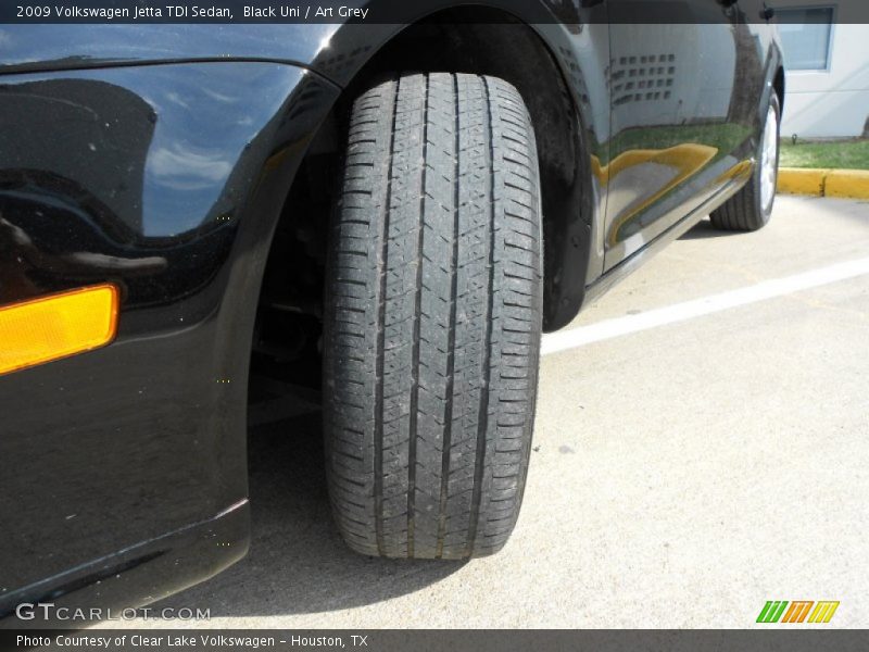 Black Uni / Art Grey 2009 Volkswagen Jetta TDI Sedan