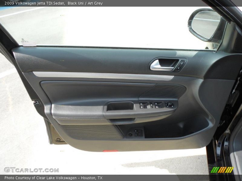 Black Uni / Art Grey 2009 Volkswagen Jetta TDI Sedan