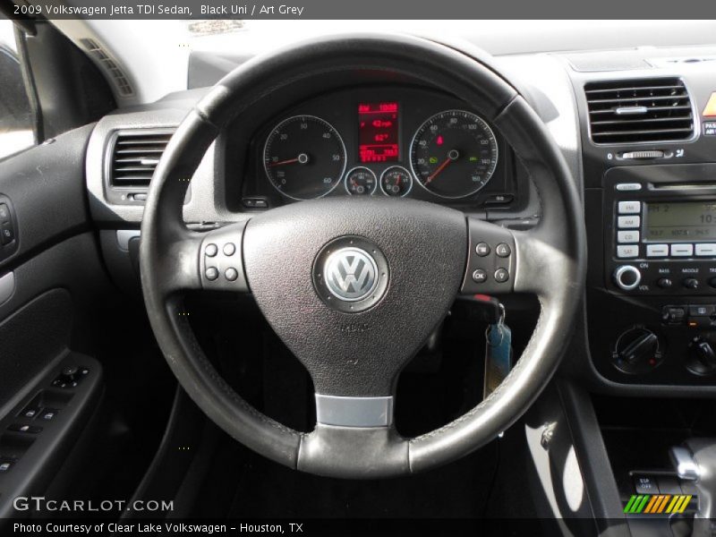 Black Uni / Art Grey 2009 Volkswagen Jetta TDI Sedan