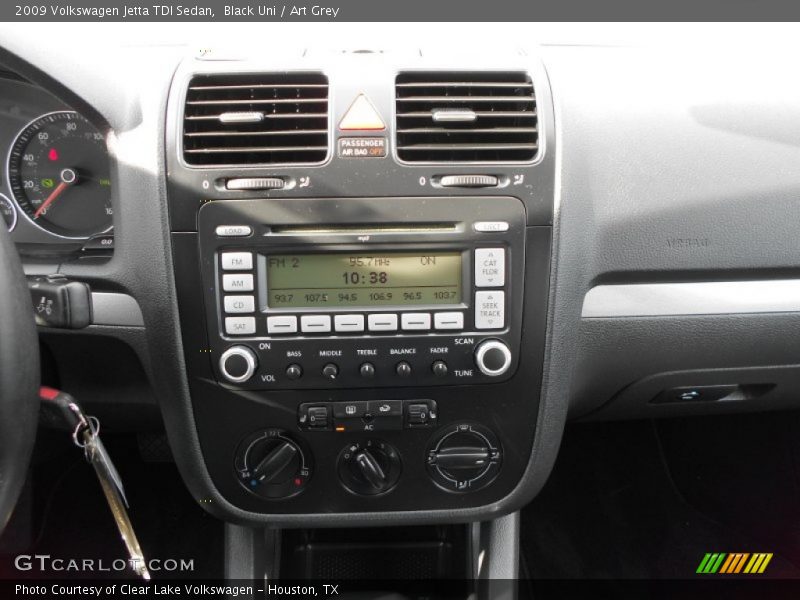 Black Uni / Art Grey 2009 Volkswagen Jetta TDI Sedan