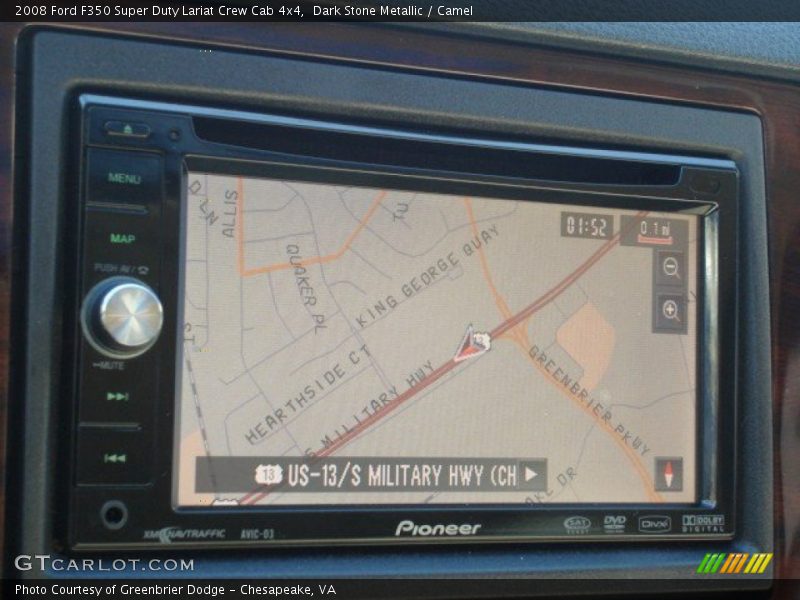 Navigation of 2008 F350 Super Duty Lariat Crew Cab 4x4