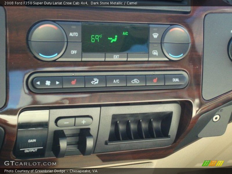 Controls of 2008 F350 Super Duty Lariat Crew Cab 4x4
