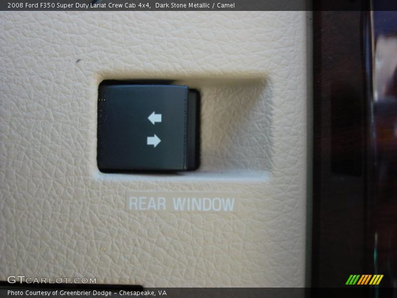 Dark Stone Metallic / Camel 2008 Ford F350 Super Duty Lariat Crew Cab 4x4