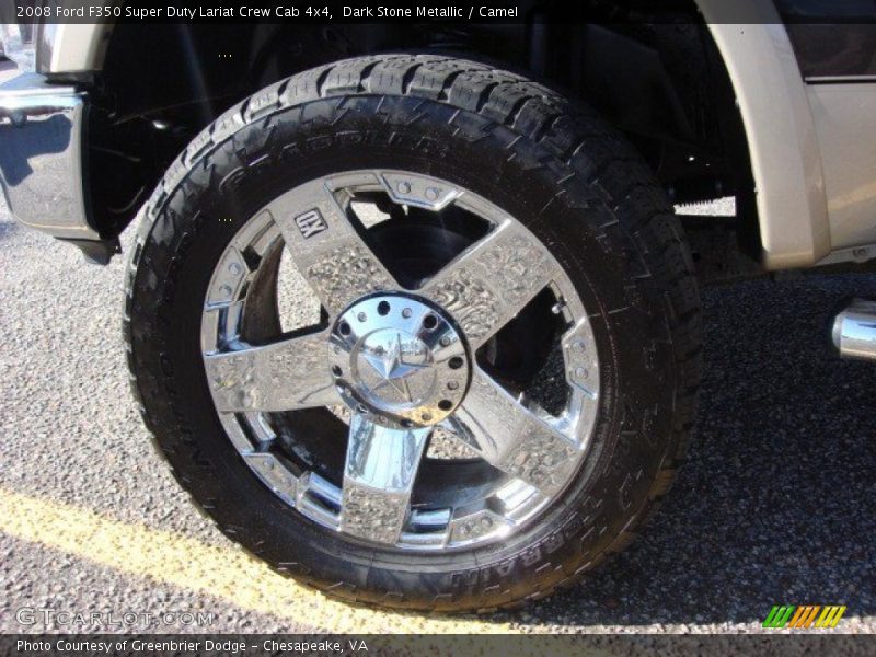 Custom Wheels of 2008 F350 Super Duty Lariat Crew Cab 4x4