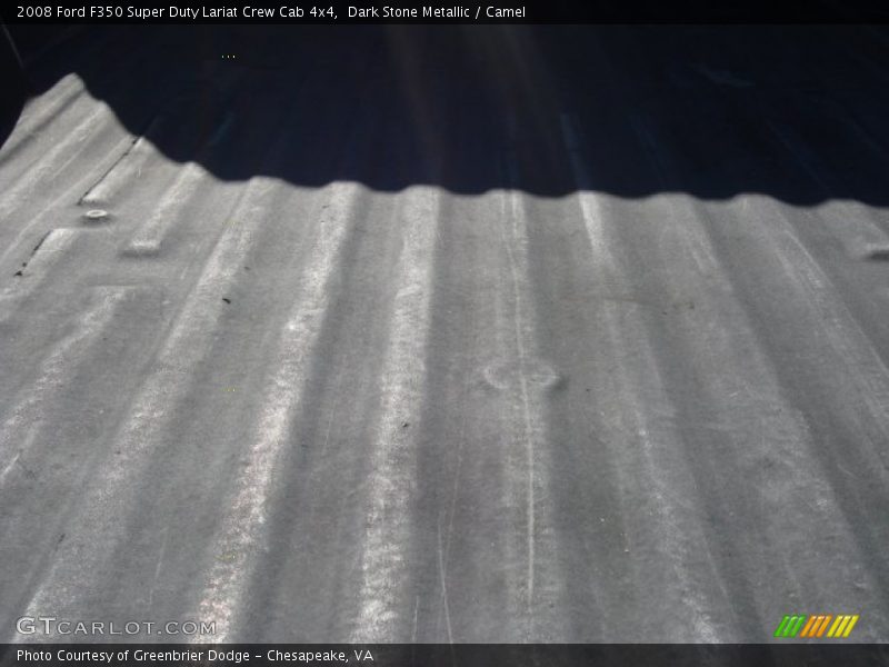 Dark Stone Metallic / Camel 2008 Ford F350 Super Duty Lariat Crew Cab 4x4