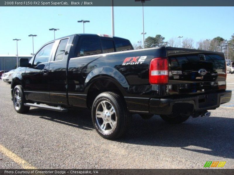 Black / Black 2008 Ford F150 FX2 Sport SuperCab