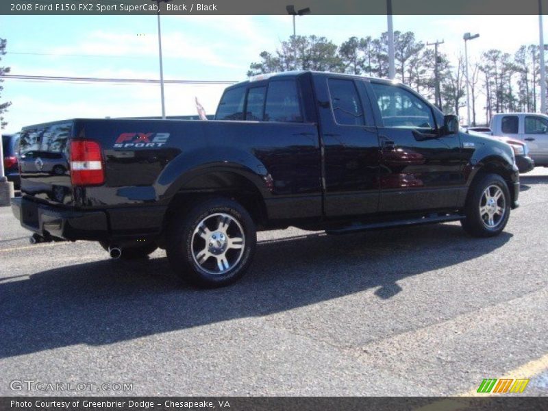 Black / Black 2008 Ford F150 FX2 Sport SuperCab