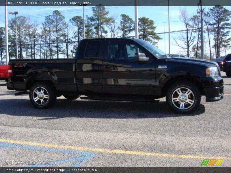 Black / Black 2008 Ford F150 FX2 Sport SuperCab