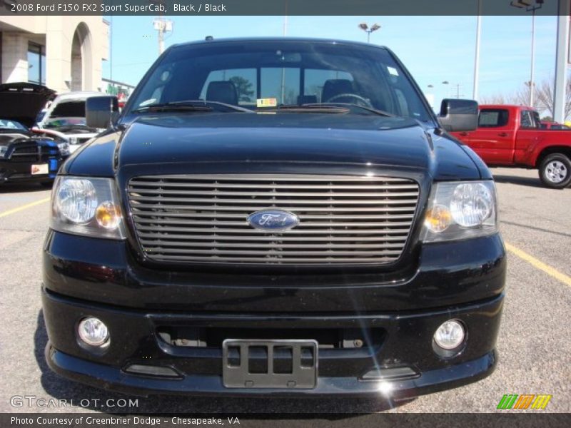 Black / Black 2008 Ford F150 FX2 Sport SuperCab