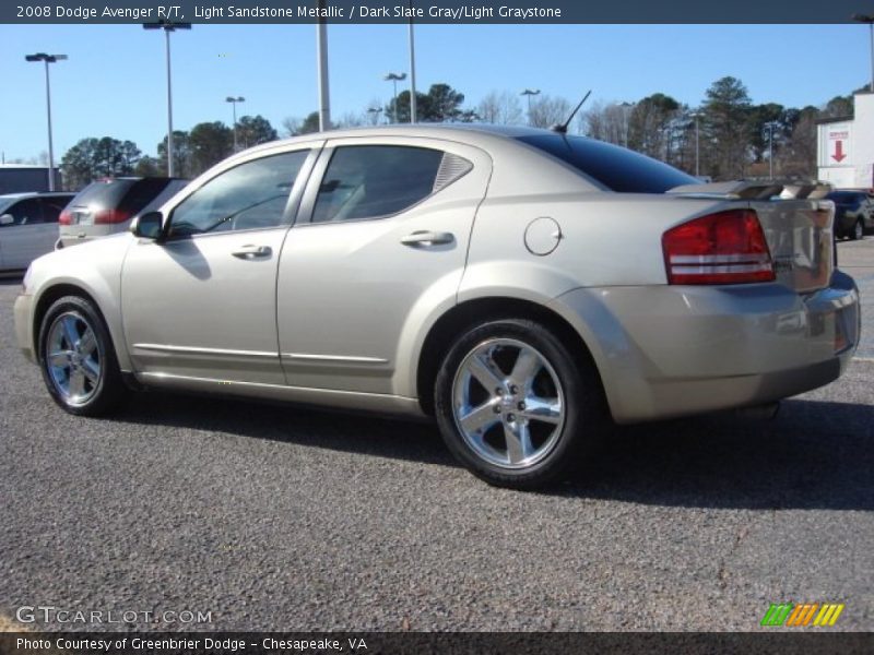 Light Sandstone Metallic / Dark Slate Gray/Light Graystone 2008 Dodge Avenger R/T