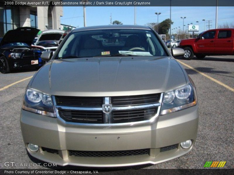 Light Sandstone Metallic / Dark Slate Gray/Light Graystone 2008 Dodge Avenger R/T