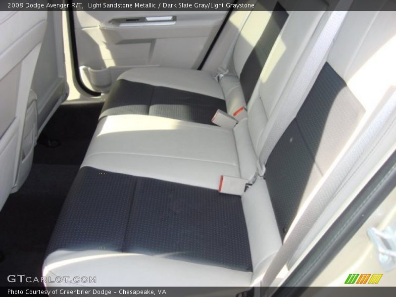 Light Sandstone Metallic / Dark Slate Gray/Light Graystone 2008 Dodge Avenger R/T