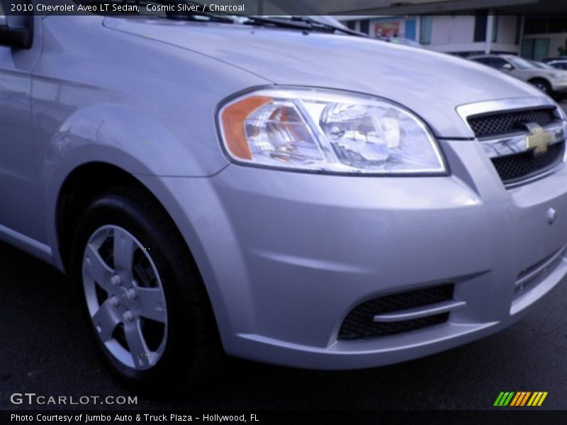 Cosmic Silver / Charcoal 2010 Chevrolet Aveo LT Sedan