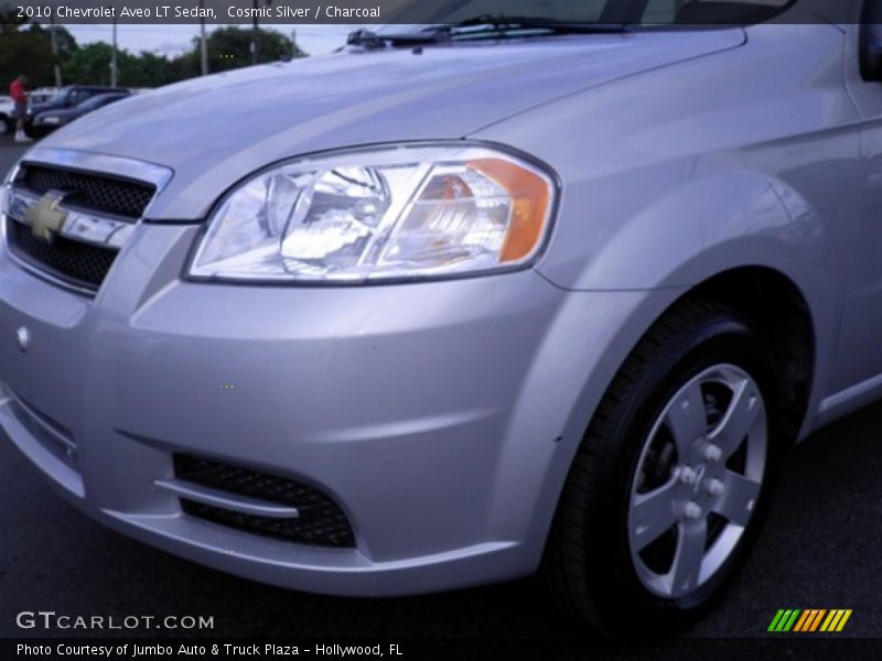 Cosmic Silver / Charcoal 2010 Chevrolet Aveo LT Sedan