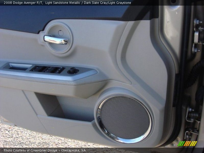 Light Sandstone Metallic / Dark Slate Gray/Light Graystone 2008 Dodge Avenger R/T