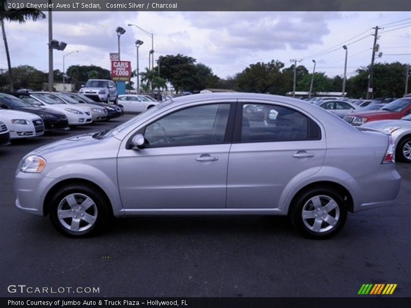 Cosmic Silver / Charcoal 2010 Chevrolet Aveo LT Sedan