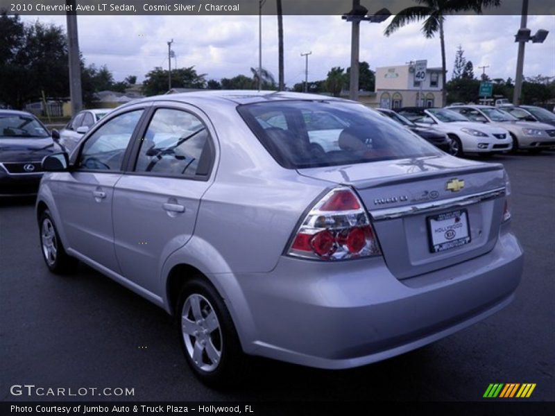 Cosmic Silver / Charcoal 2010 Chevrolet Aveo LT Sedan