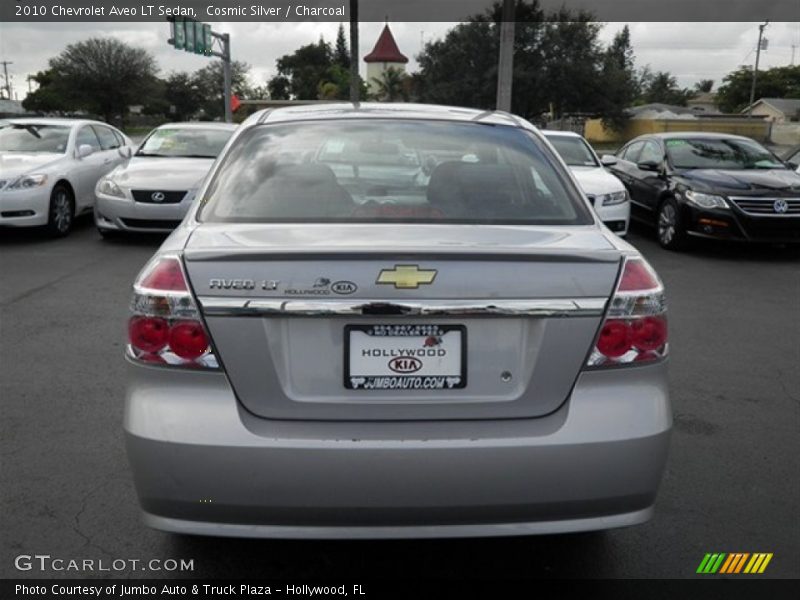 Cosmic Silver / Charcoal 2010 Chevrolet Aveo LT Sedan