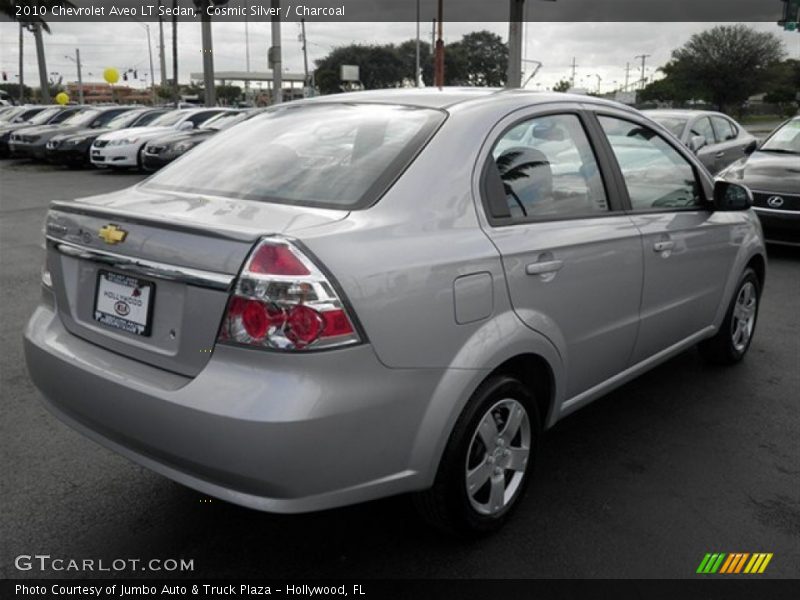 Cosmic Silver / Charcoal 2010 Chevrolet Aveo LT Sedan