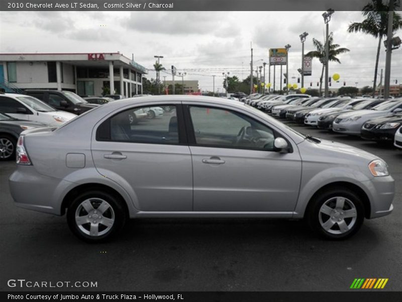 Cosmic Silver / Charcoal 2010 Chevrolet Aveo LT Sedan