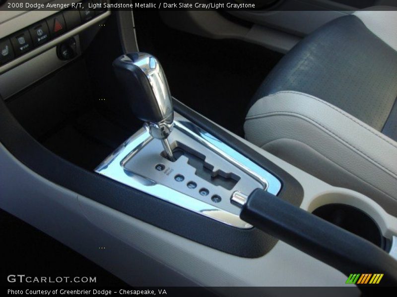 Light Sandstone Metallic / Dark Slate Gray/Light Graystone 2008 Dodge Avenger R/T