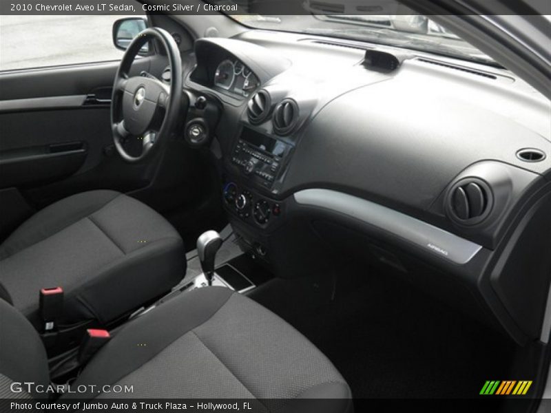 Cosmic Silver / Charcoal 2010 Chevrolet Aveo LT Sedan