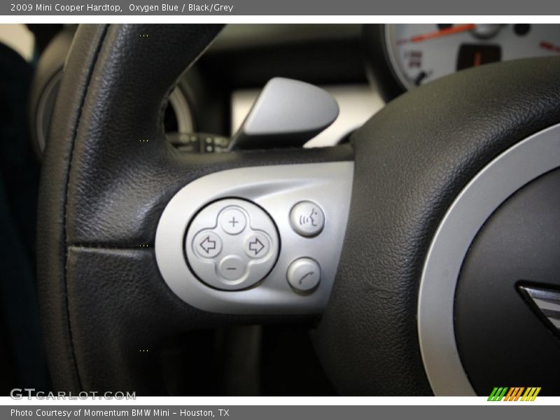 Oxygen Blue / Black/Grey 2009 Mini Cooper Hardtop