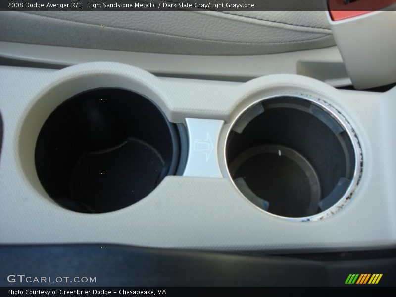 Light Sandstone Metallic / Dark Slate Gray/Light Graystone 2008 Dodge Avenger R/T