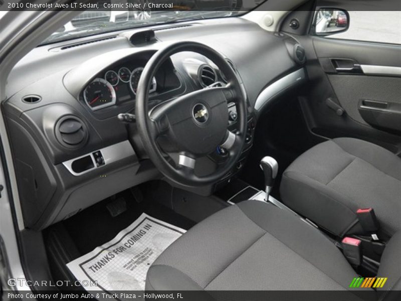 Cosmic Silver / Charcoal 2010 Chevrolet Aveo LT Sedan