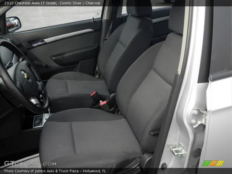 Cosmic Silver / Charcoal 2010 Chevrolet Aveo LT Sedan