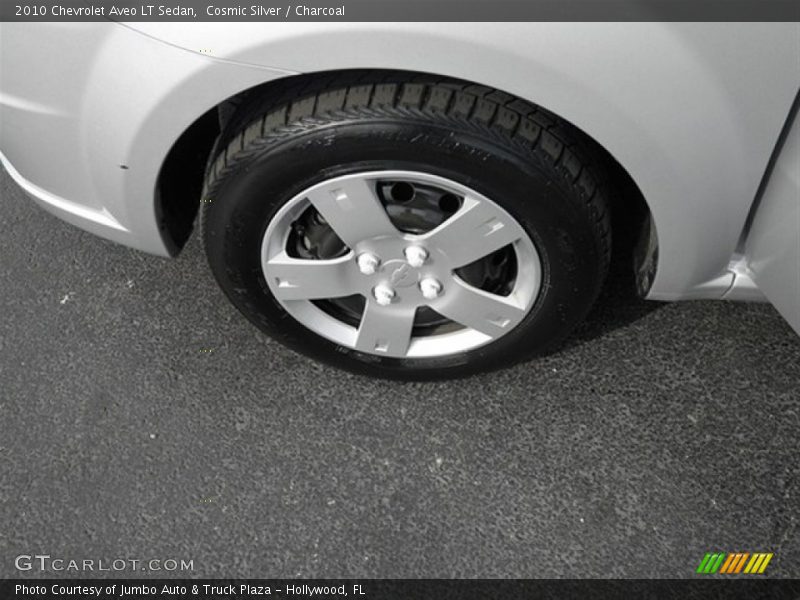 Cosmic Silver / Charcoal 2010 Chevrolet Aveo LT Sedan